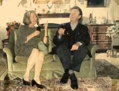Peter Alexander mit seiner Frau Hilde